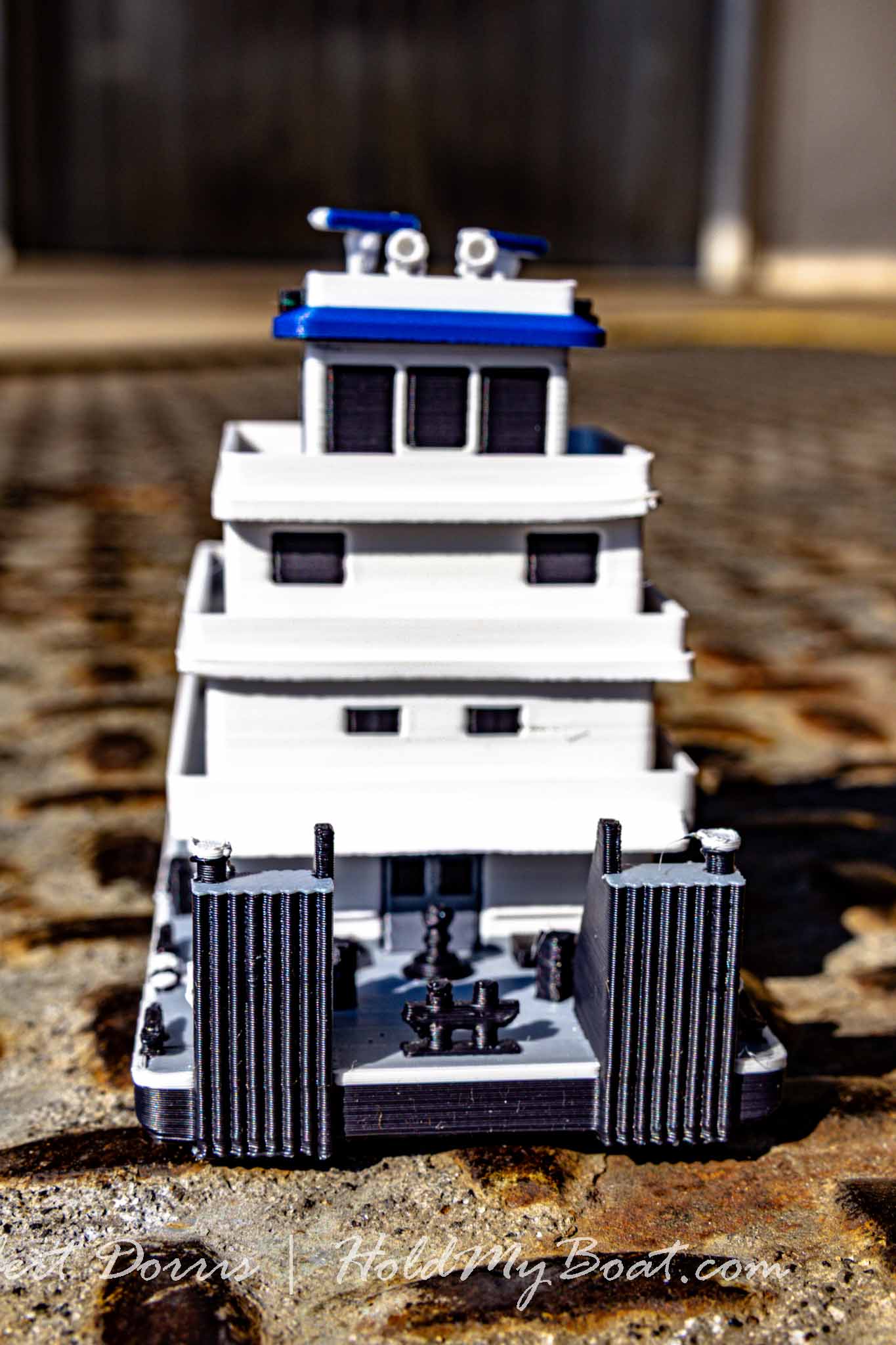 M/V Capt. Russell Simpson Towboat Model