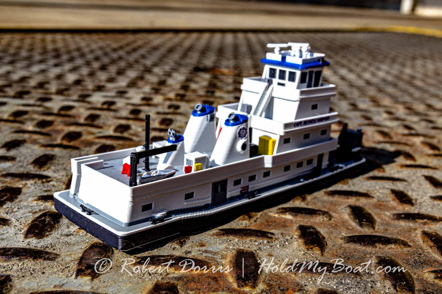 M/V Capt. Russell Simpson Towboat Model