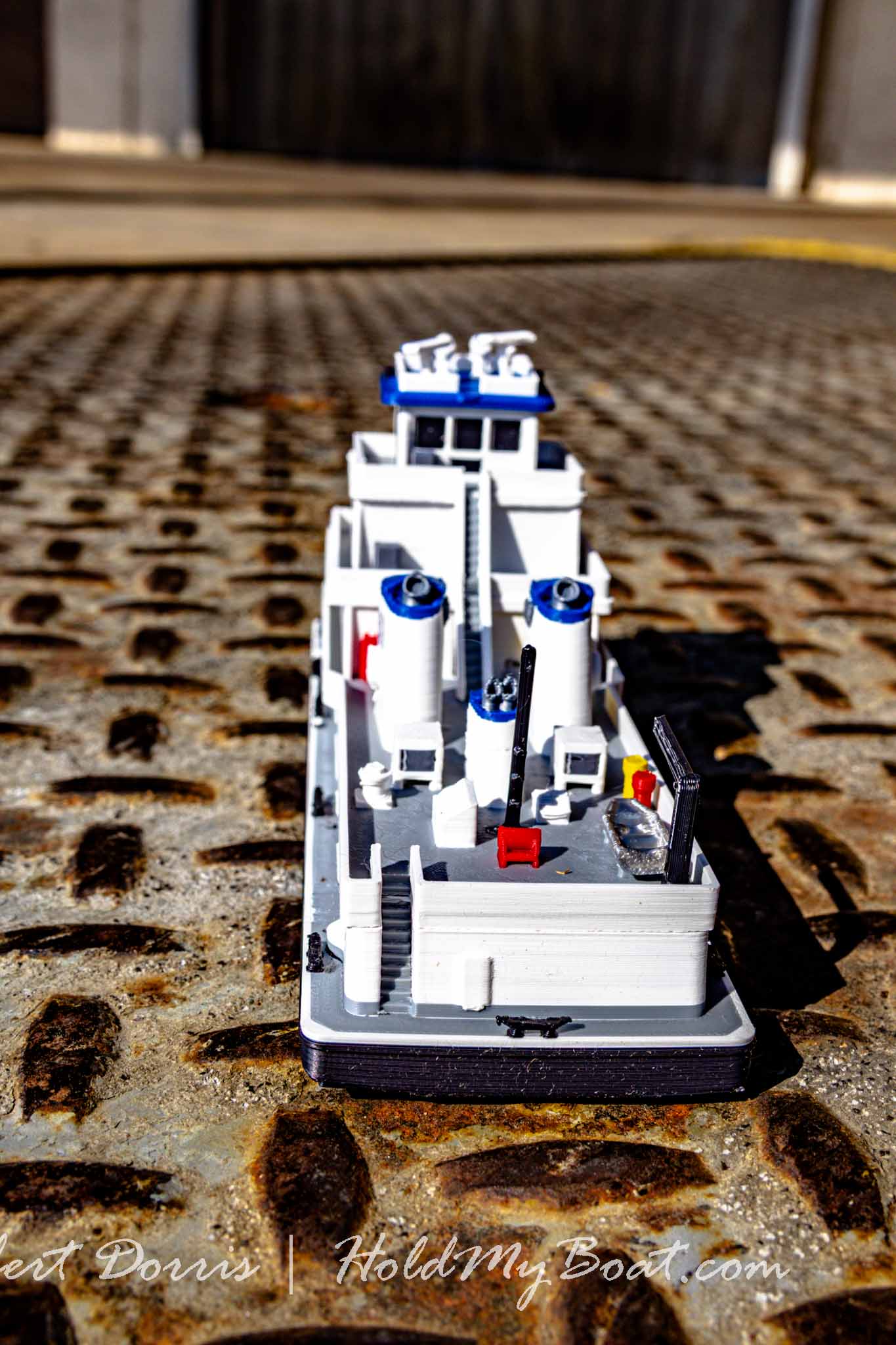 M/V Capt. Russell Simpson Towboat Model